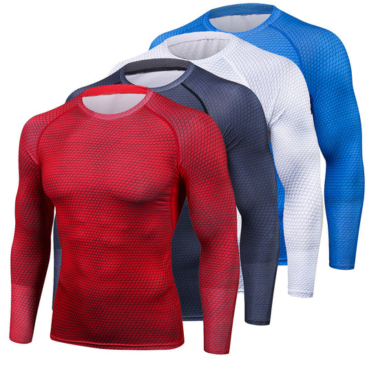 Long sleeve breathable quick-drying fitness training clothes